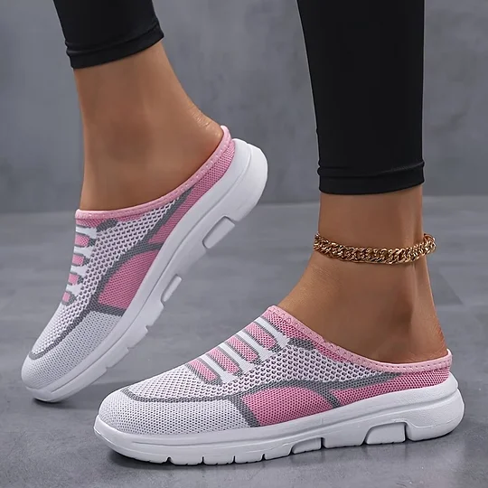 Schicke und atmungsaktive Damen Slip-On Mesh Sneakers