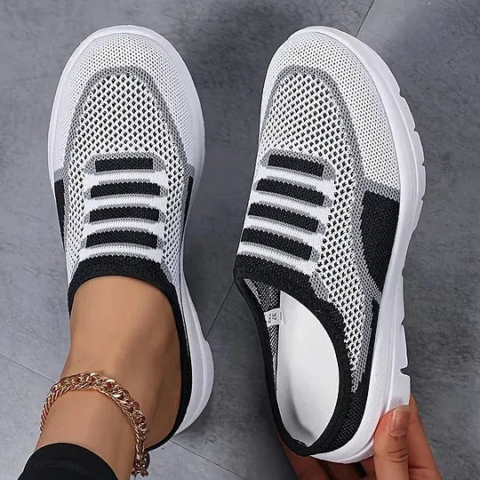 Schicke und atmungsaktive Damen Slip-On Mesh Sneakers
