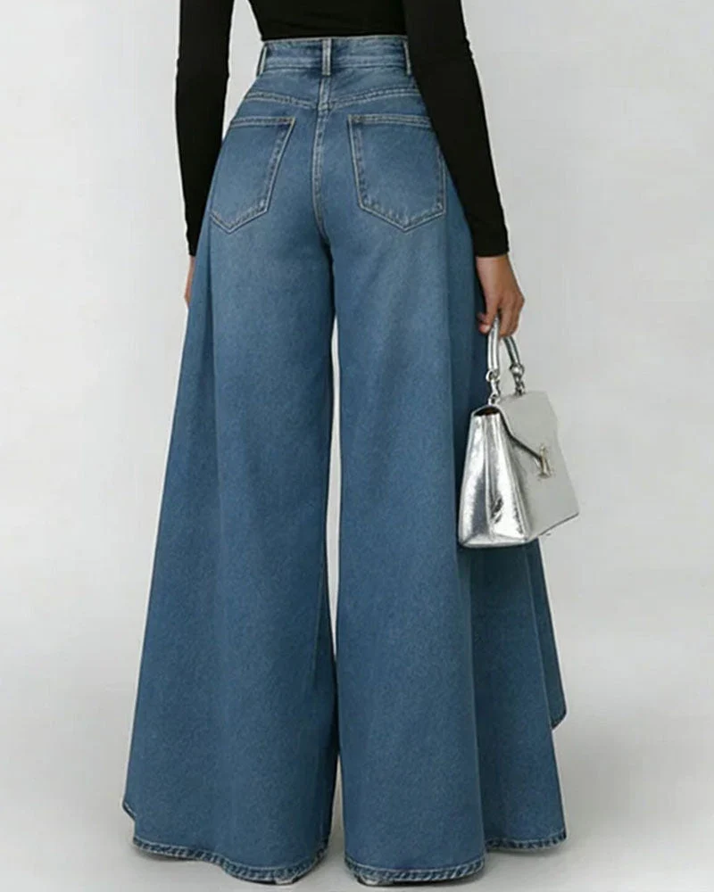 Elegante Weite Hose