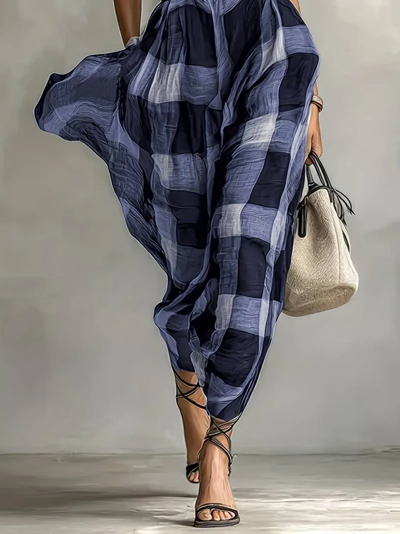Nethara - Elegantes Herbst Kleid Mit Gürtel