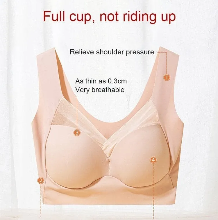 Charmante drahtlose Push-Up-BHs 1+1 GRATIS