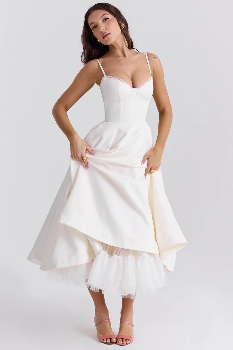 Sophia – Elegantes schlankmachendes Kleid für Damen