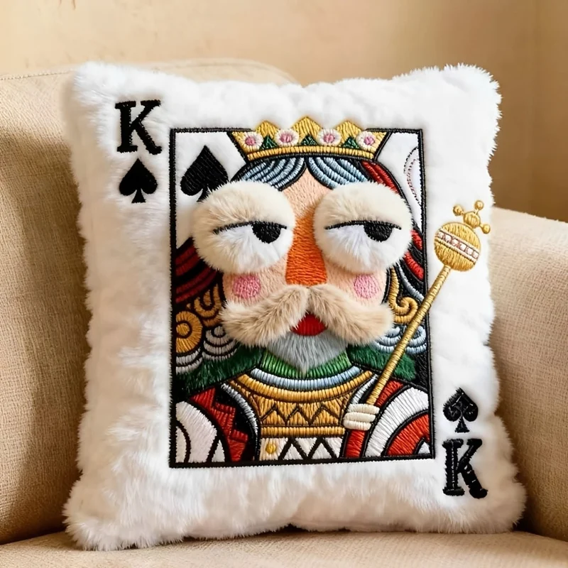 CrownPillow – Plüschkissen In Spatenform