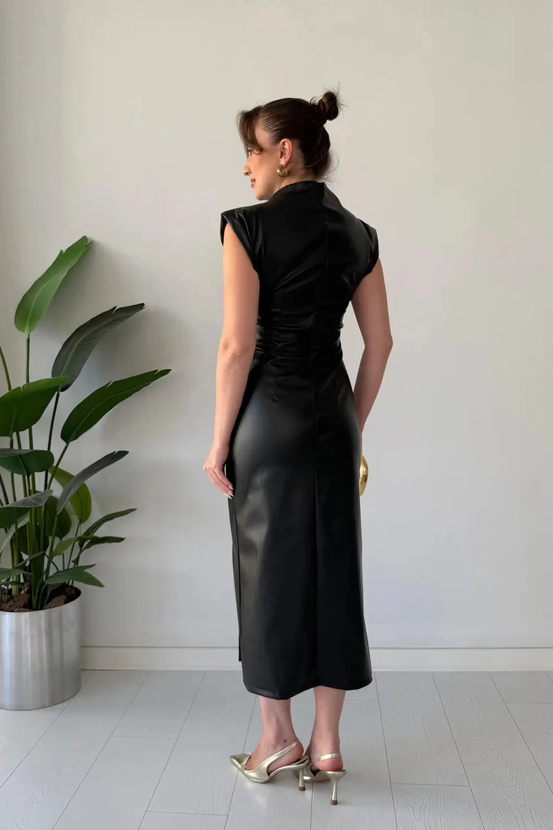 Claudine - Elegantes Kleid Mit Gürtel