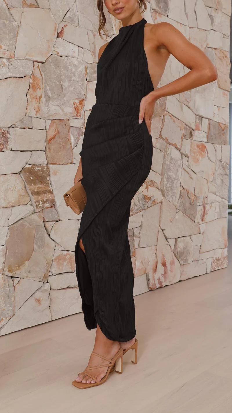 Elmera – Elegantes Rückenfreies Kleid