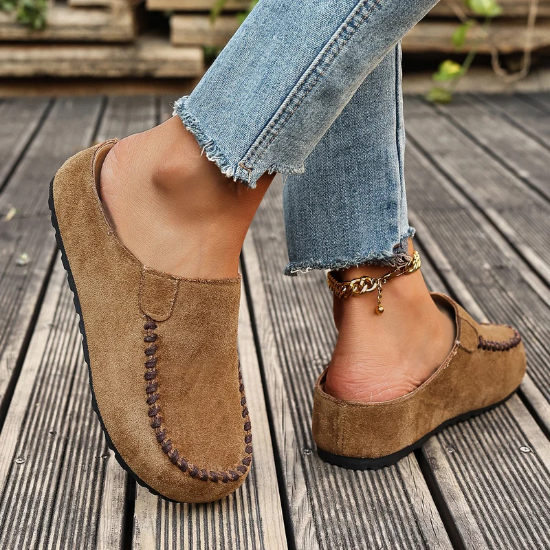 Retro-inspirierte orthopädische Hausschuhe für Frauen