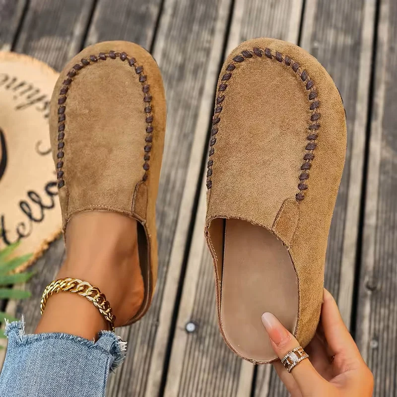 Retro-inspirierte orthopädische Hausschuhe für Frauen
