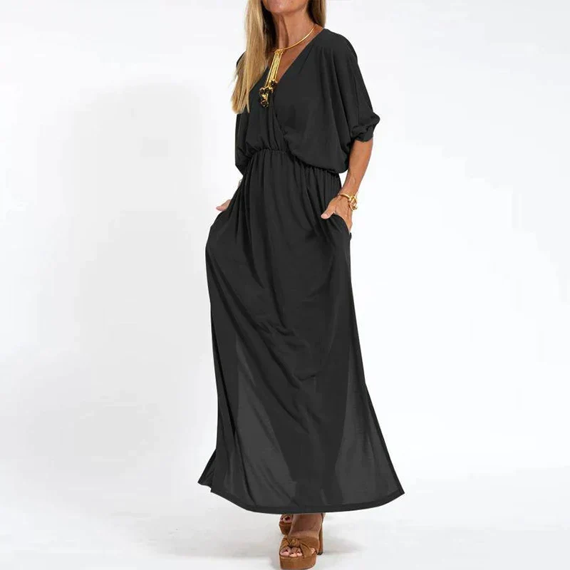 Mariah - Klassisches Maxi-Kleid