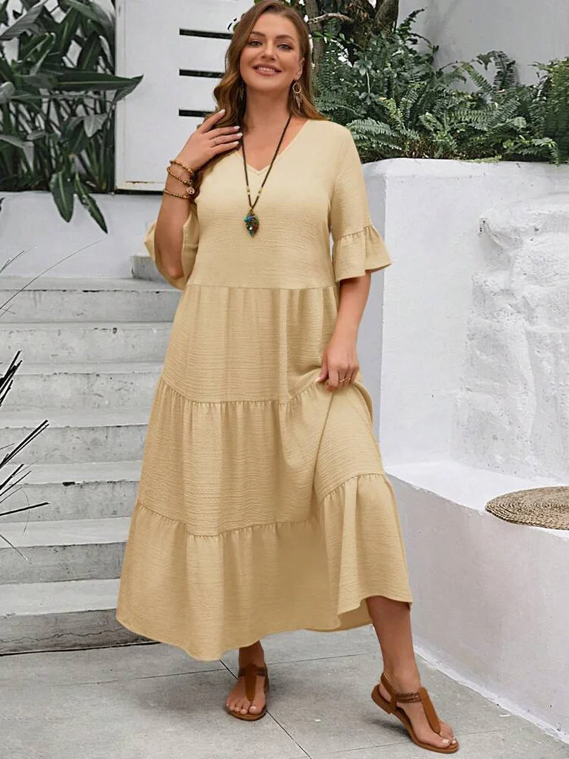 Avelisse - Anmutiges Fließendes Kleid