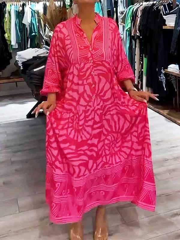 Carmilla - Lebhaftes Bedrucktes Kleid