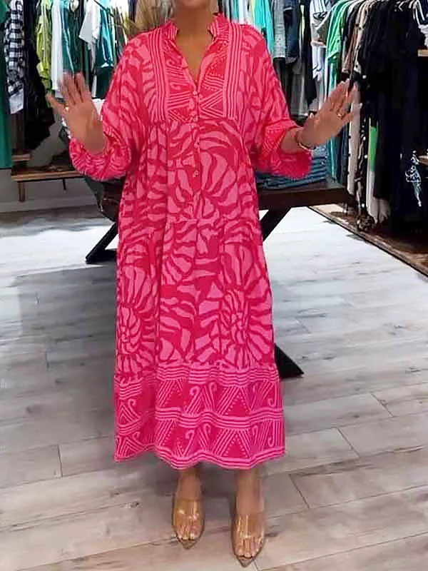Carmilla - Lebhaftes Bedrucktes Kleid