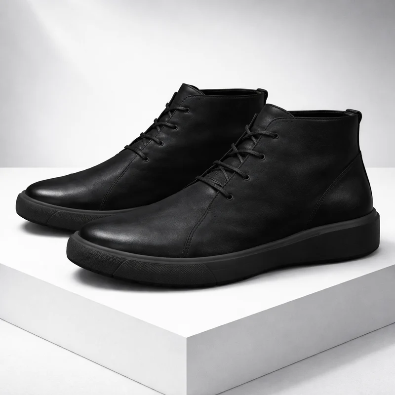 Avishai – Lederstiefel Mit Schnürung