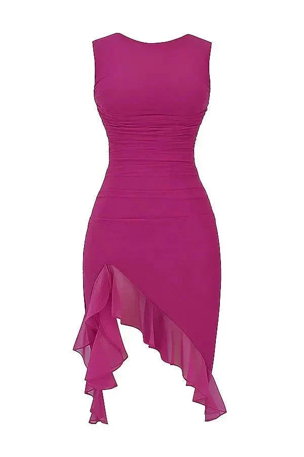 Charlotte Kleid – Elegantes Midi-Kleid aus Stretch-Mesh