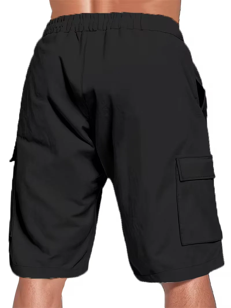 Raekwon – Leinen-Shorts Mit Elastischem Bund Und Kordelzug