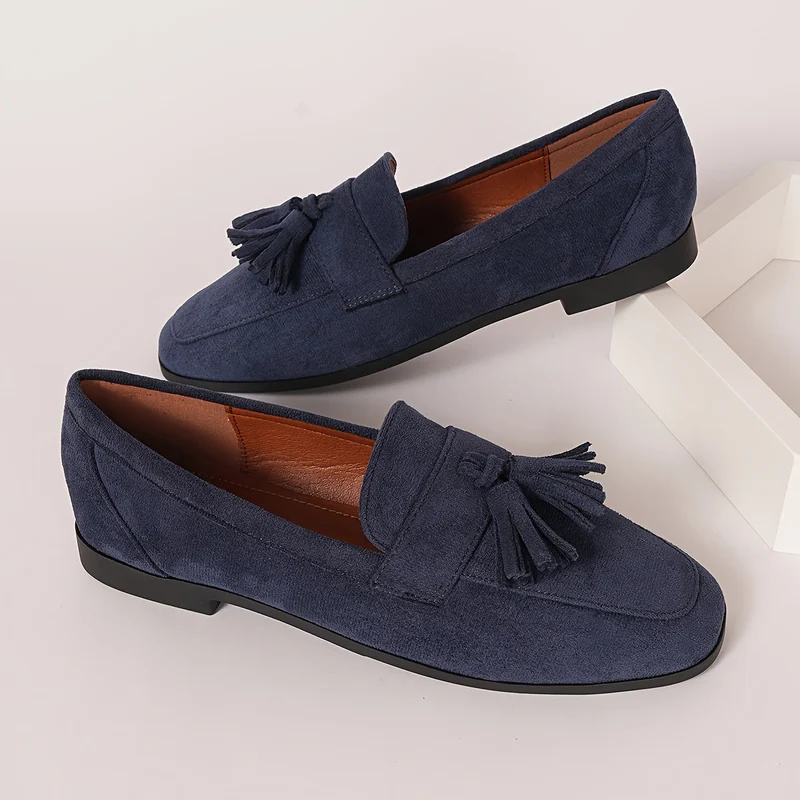 Fathima - Klassische Slipper Mit Quasten