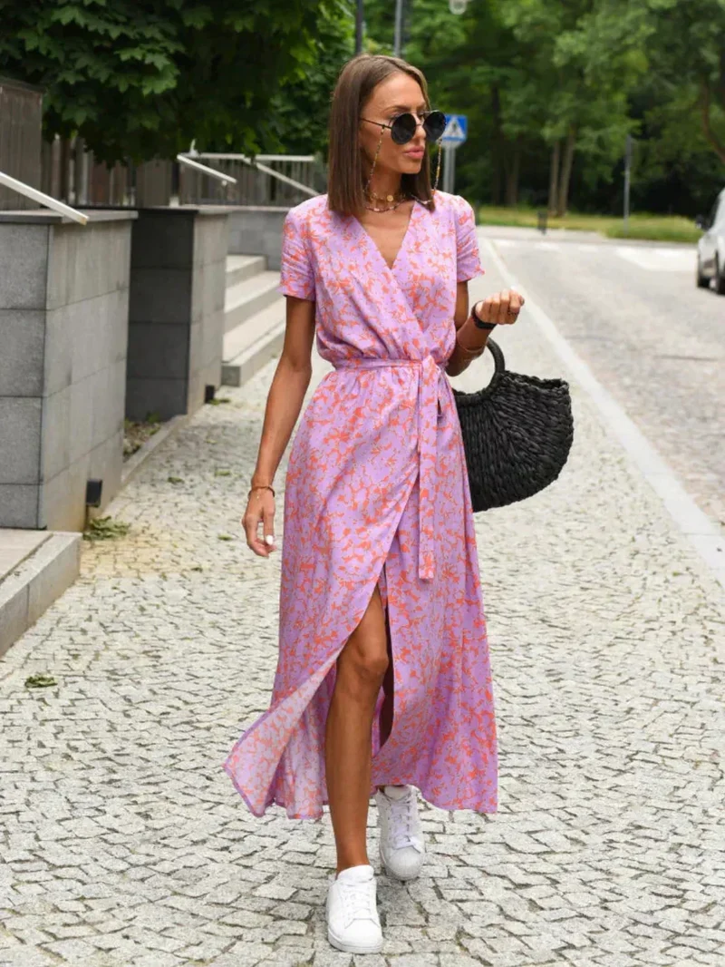 Leanne - Elegantes Kleid mit Bauchbedeckung