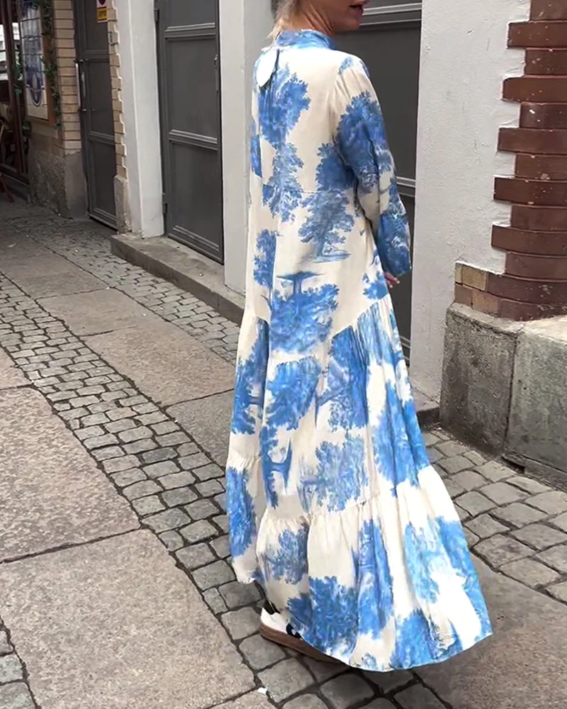 Ophelia - Langes Fließendes Kleid