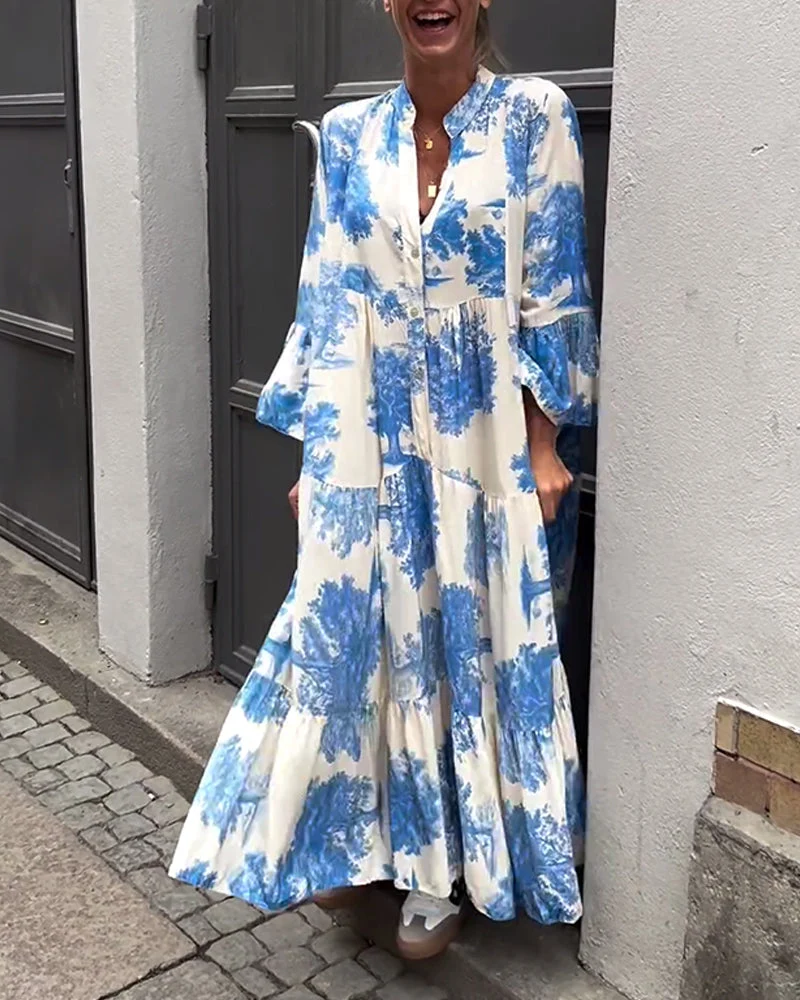 Ophelia - Langes Fließendes Kleid