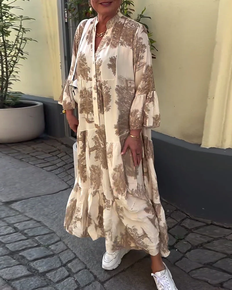 Ophelia - Langes Fließendes Kleid