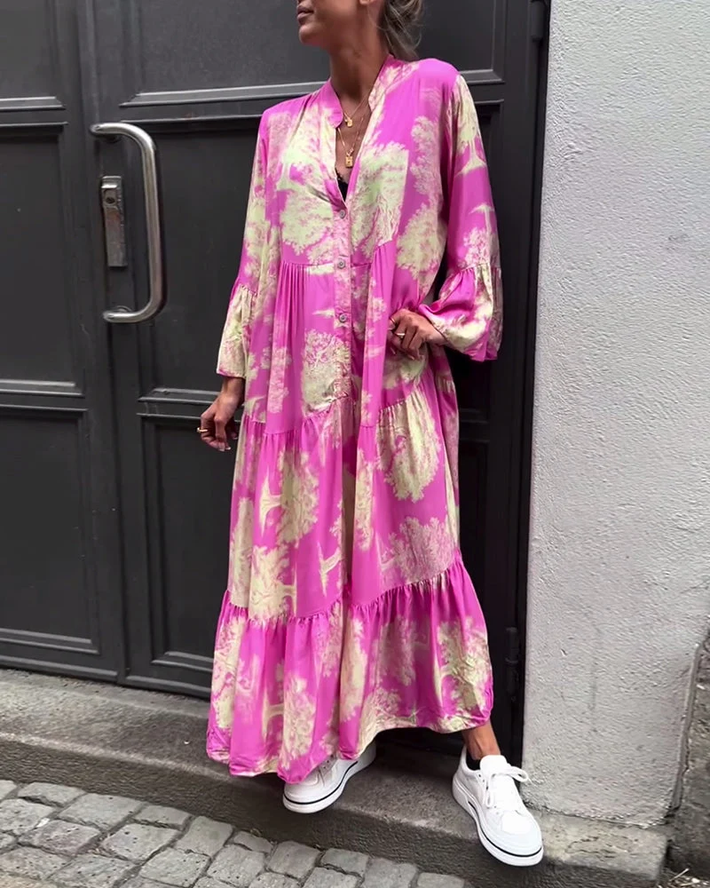 Ophelia - Langes Fließendes Kleid