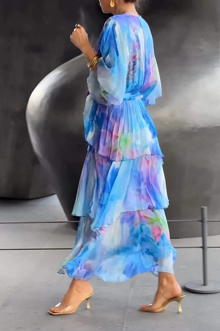 Odette - Elegantes Fließendes Kleid