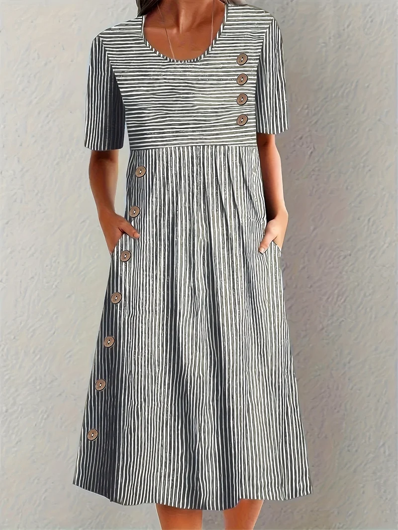 Lorelei™ | Gestreiftes Sommerkleid