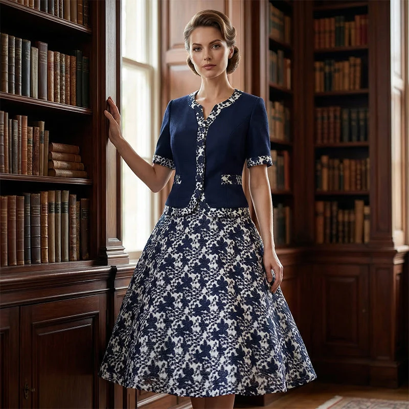Jinia – A-Linien-Kleid Mit Blumenmuster