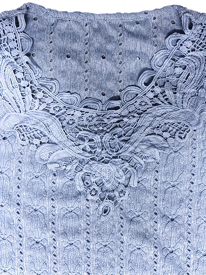 Rickea - Elegante Kurzarmbluse