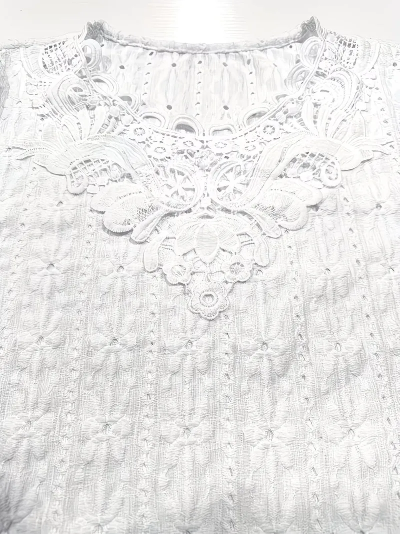 Rickea - Elegante Kurzarmbluse