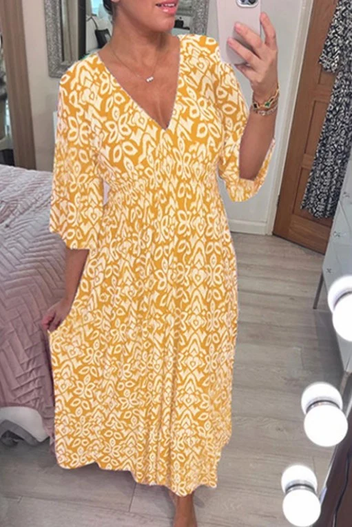 Bohemian Midi-Kleid von Selene