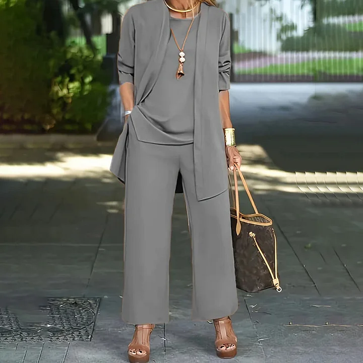 Meryse – 3-Teiliges Lounge Set in Lockerer Passform