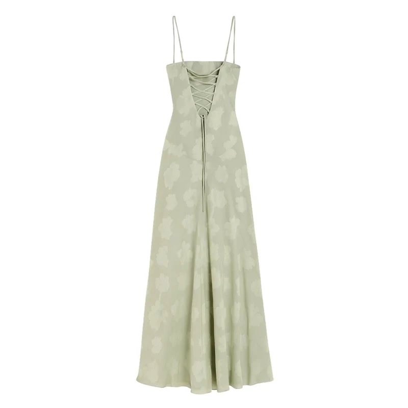 Enchanted Corset Maxi Kleid mit Schnürung am Rücken