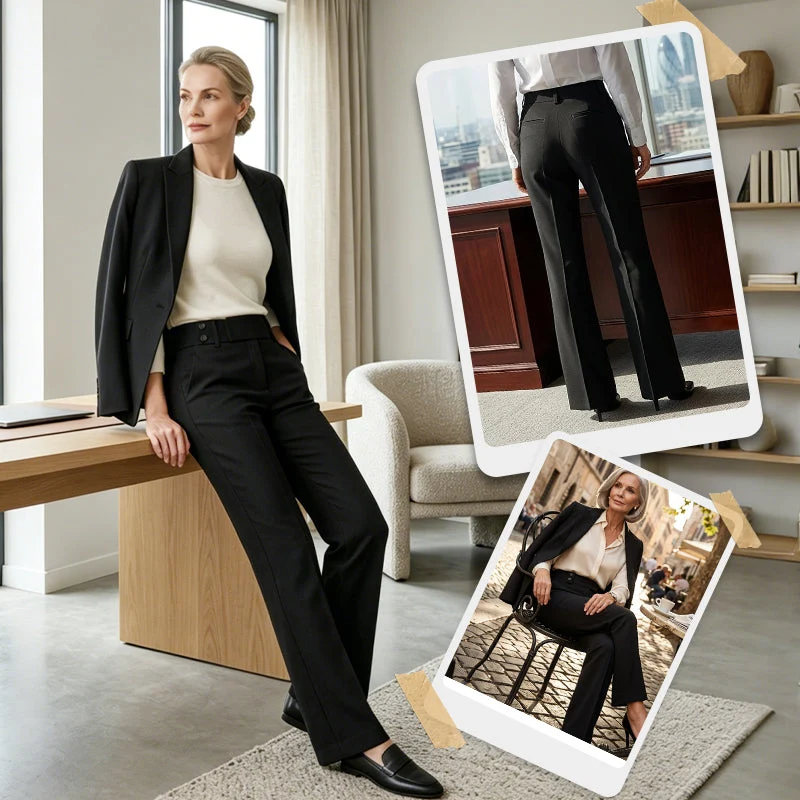 Fanny - Elegante Hose Mit Ausgestelltem Bein