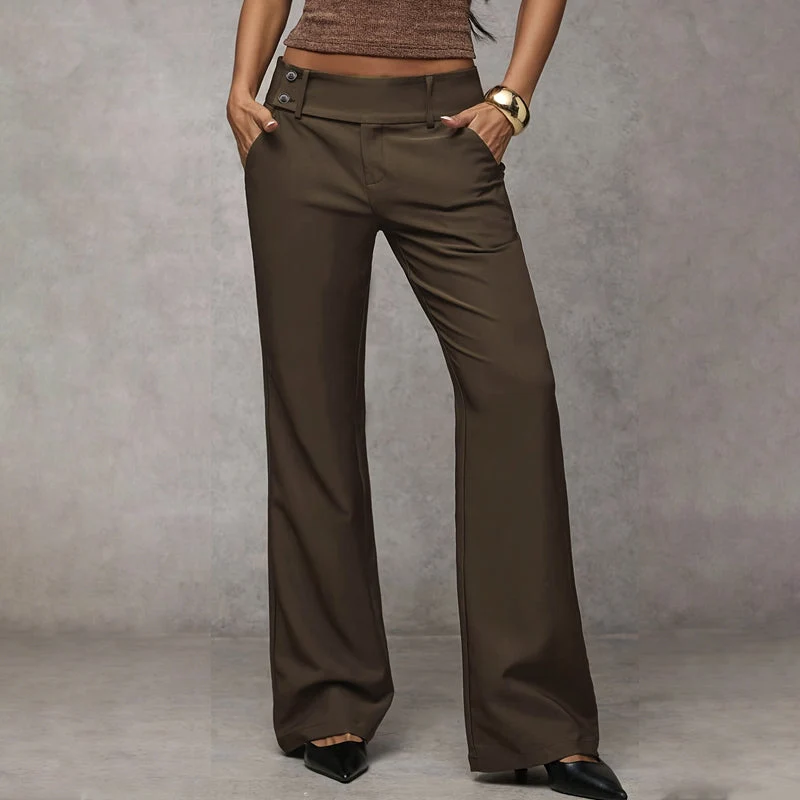 Fanny - Elegante Hose Mit Ausgestelltem Bein