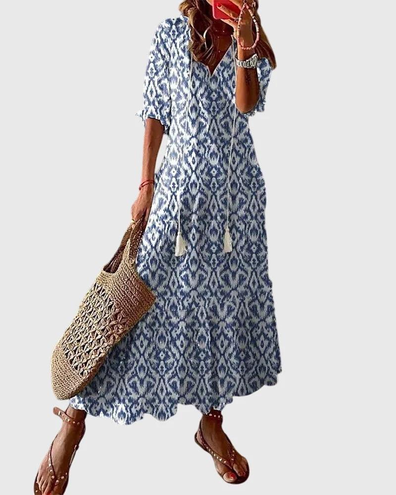 Amalia™ | Retro Bohemian Sommerkleid