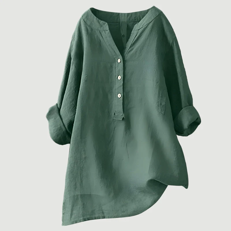 Johanne – Elegante Bluse Mit Knöpfen