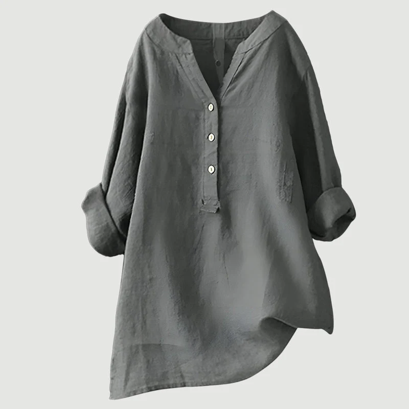 Johanne – Elegante Bluse Mit Knöpfen