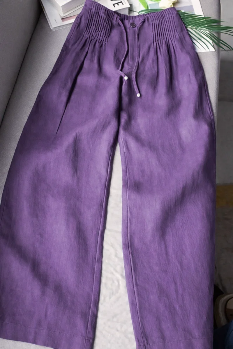 Kuupik – Weite Hose Aus Leinen