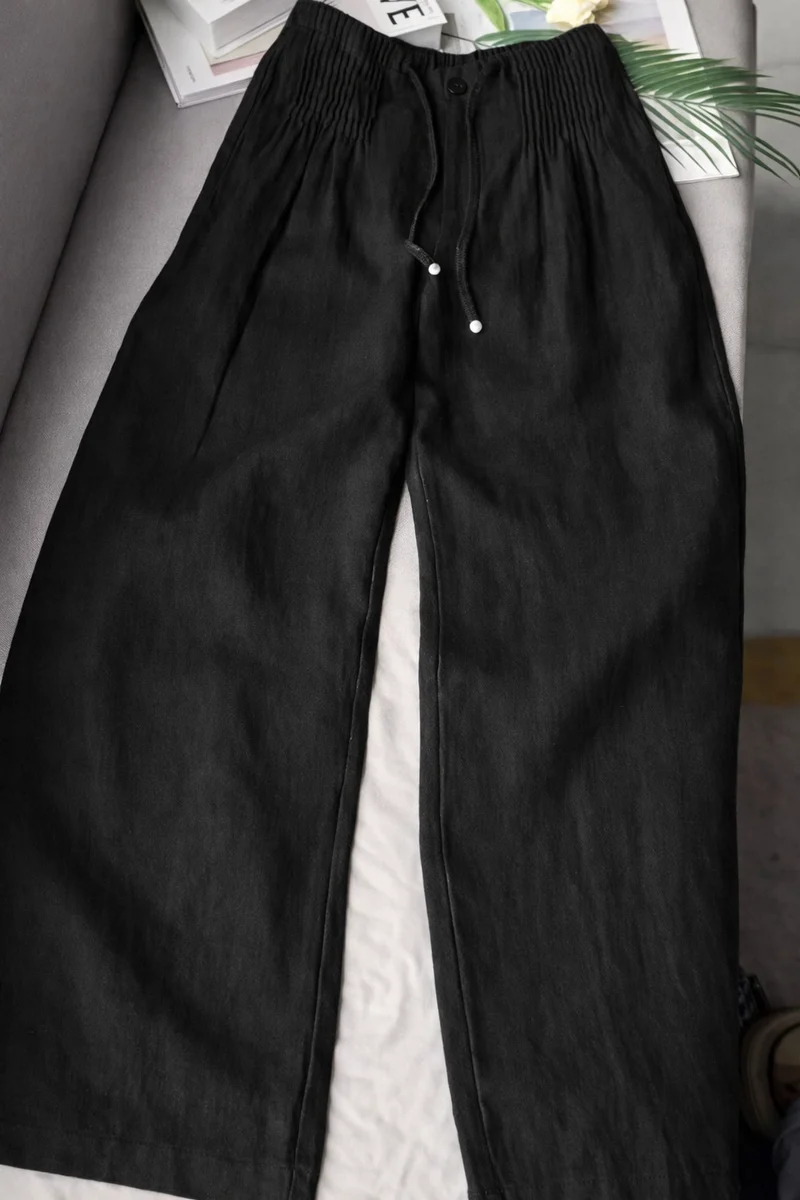 Kuupik – Weite Hose Aus Leinen