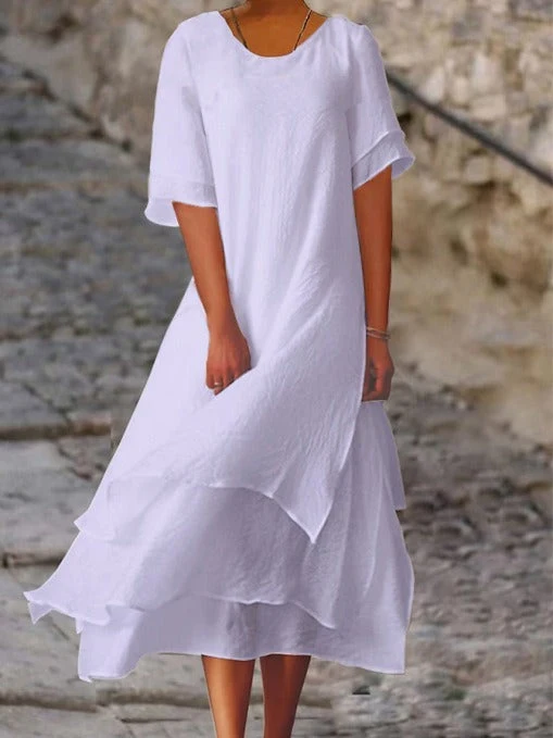 Hermine - Elegantes Schichtenkleid