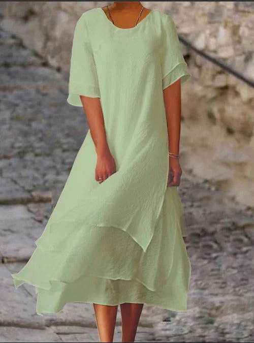 Hermine - Elegantes Schichtenkleid