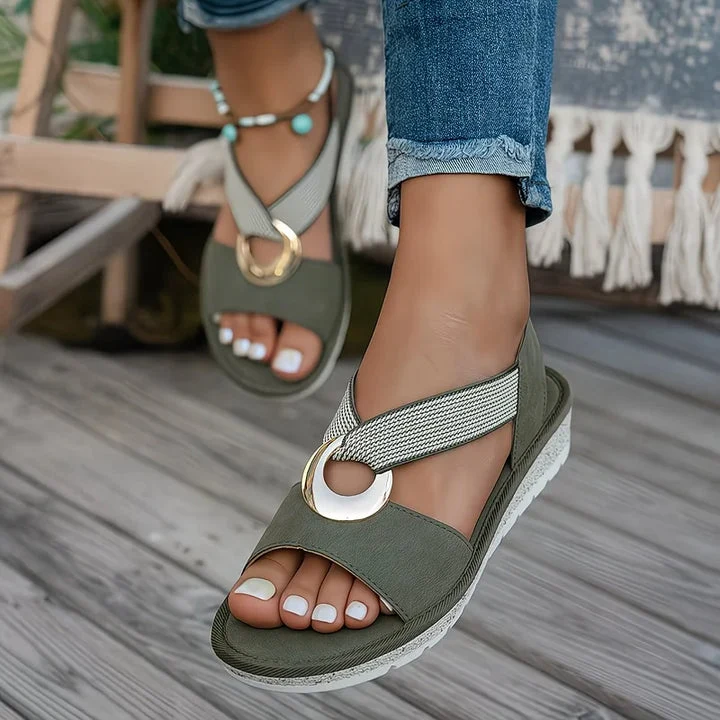 Dearica - Elegante Sandale Mit Elastischem Riemen
