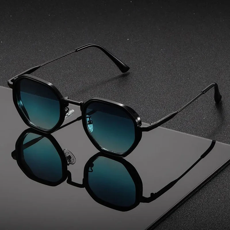Velmora - Stylische Achtkant Sonnenbrille Mit UV Schutz