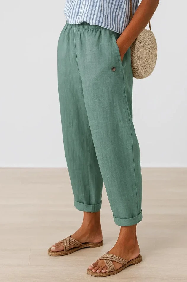 Romina™ Klassische Leinenhose