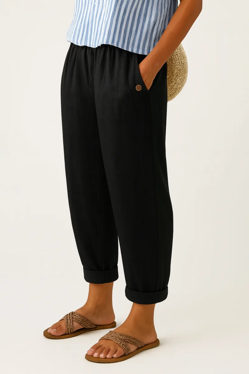 Romina™ Klassische Leinenhose