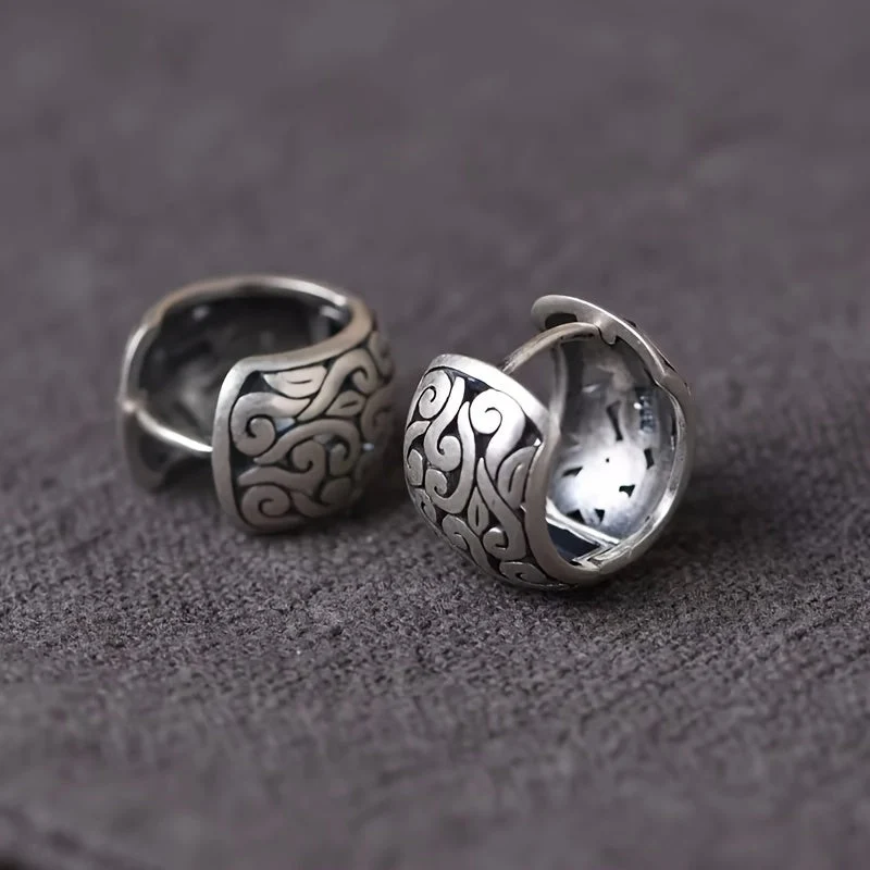 Mayani – Ohrringe aus Sterlingsilber mit Relikt-Motiv