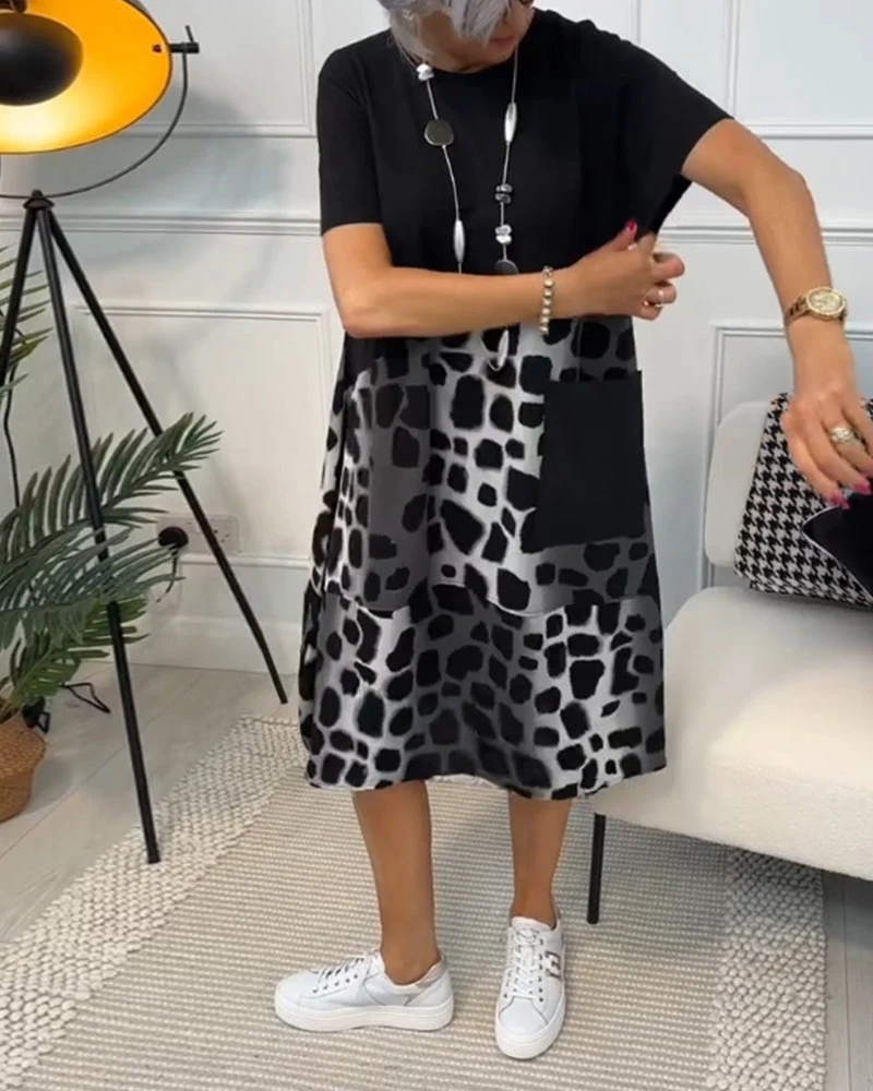 Sherlene - Leopardprint Kleid