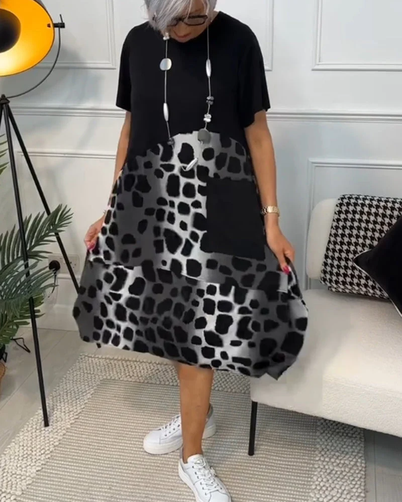 Sherlene - Leopardprint Kleid
