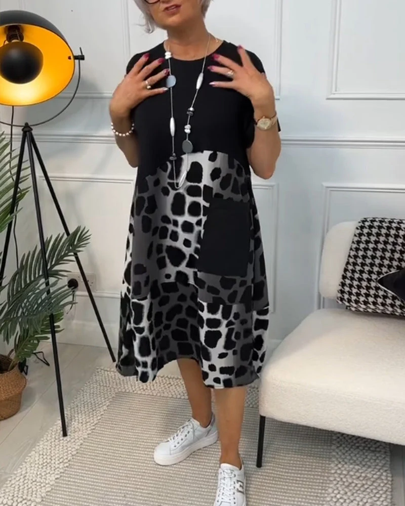 Sherlene - Leopardprint Kleid