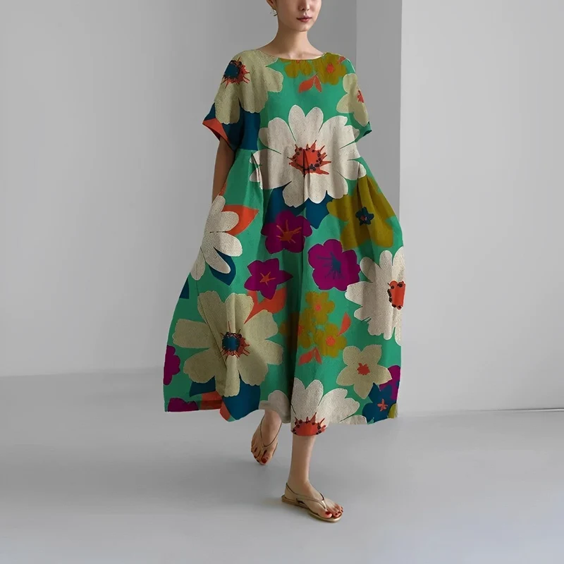 Floria - Lebhaftes Blumenkleid
